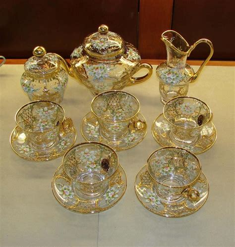 Enameled Venetian Glass Tea Set from Murano - Mar 09, 2013 | Gulfcoast ...