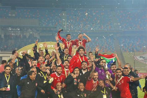 Al Ahly celebrate CAF Champions League triumph over Zamalek