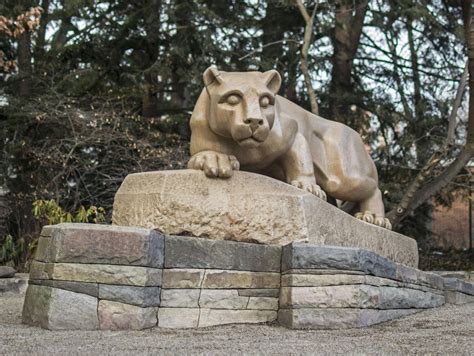 The Nittany Lion Shrine: Story behind one of Penn State's most iconic ...