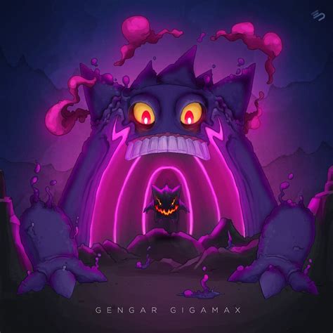 Gengar Gigantamax / Gengar Gigamax, Edgar Daffy on ArtStation at https ...