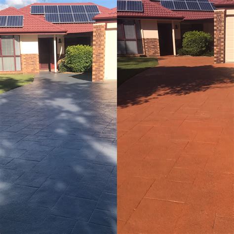 Driveway painting and sealing by Waterworx Pressure Cleaning Brisbane ...