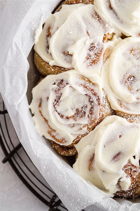 Sourdough Cinnamon Rolls Recipe with Cream Cheese Frosting