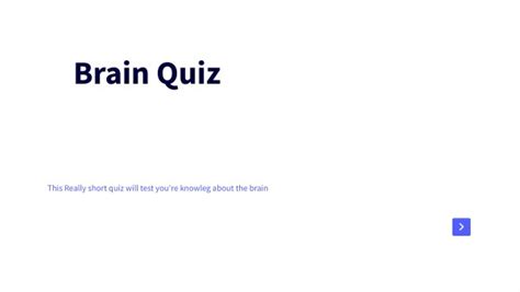 Brain Quiz