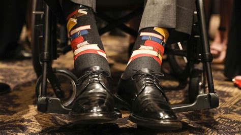 President H.W. Bush honored wife with 'crazy socks' - ABC News