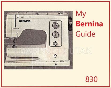 Bernina 830 User Manual PDF