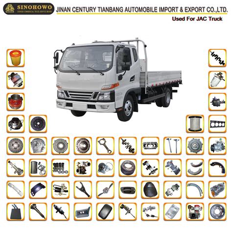 Light Truck Spare Parts JAC Truck Spare Parts - Truck Parts and JAC ...