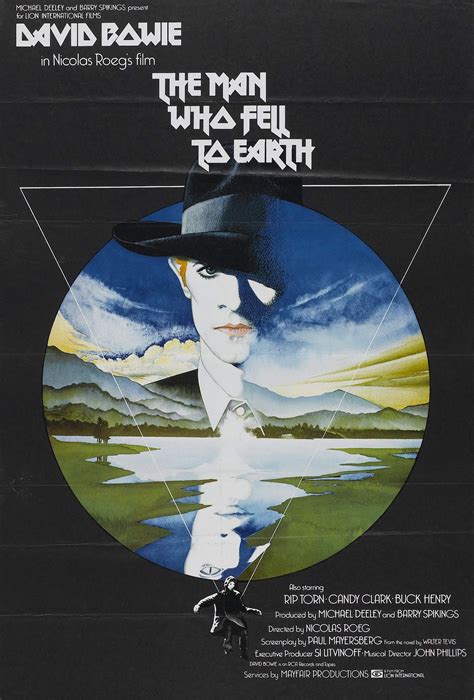 The Man Who Fell To Earth, 1976, UK movie poster, Vic Fair : r/DesignPorn