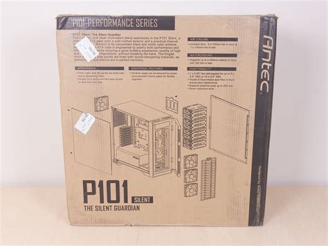 Antec P101 Silent Review - Packaging & Contents | TechPowerUp