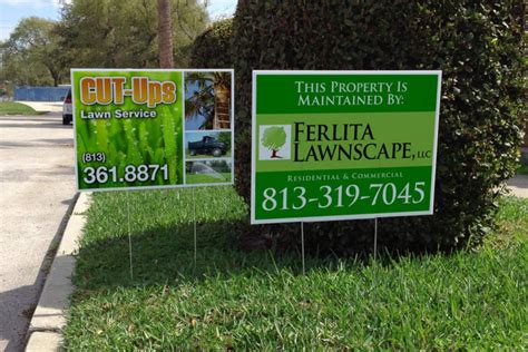 Custom-Printed Outdoor Yard Signs | Outdoor Lawn Signs