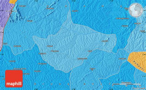 Political Map of Sunyani