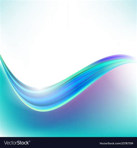 Blue curve abstract background Royalty Free Vector Image