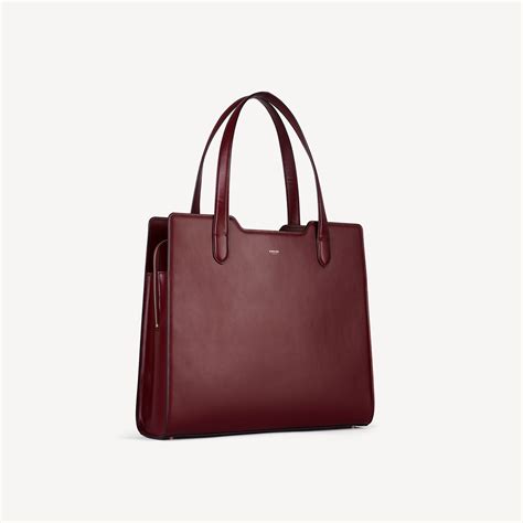 The Swaine Tote luxury leather handbag