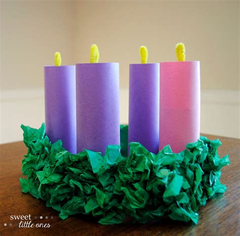 Sweet Little Ones: Advent Wreath Craft