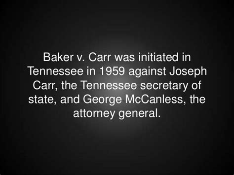 Baker v. Carr, 369 U.S. 186 (1962)