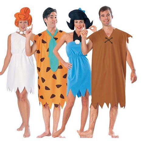 Flintstones Group Costume Set - Walmart.com | Trio halloween costumes ...