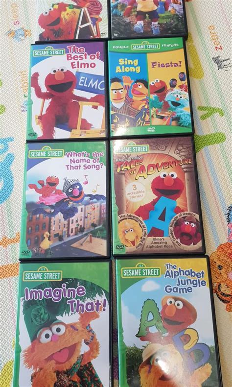 Sesame street and Elmo DVDs, Hobbies & Toys, Music & Media, CDs & DVDs ...