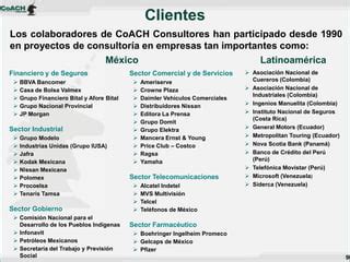 Servicios consultoría CoACH 2010 presentación resumen | PPT