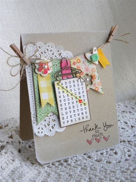 Image result for scrapbooking cards ideas pinterest | Handmade thank ...