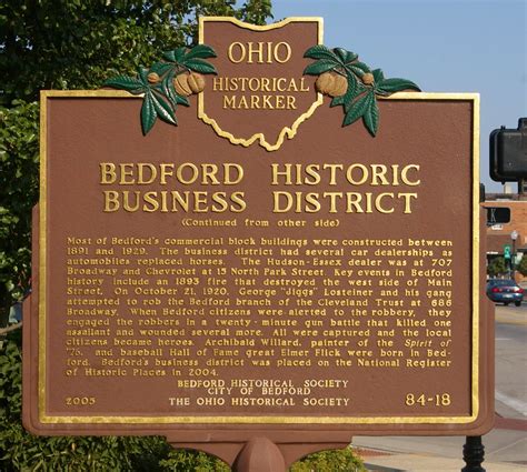 Bedford Ohio Historic Business District historical marker | Flickr