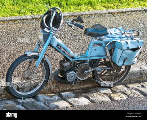 Old Motobecane moped - France Stock Photo - Alamy