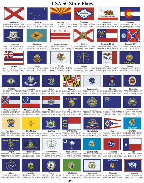 Printable State Flags