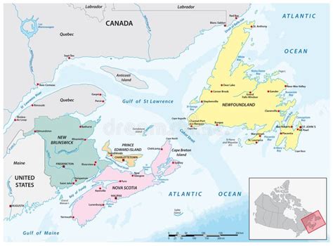 Map Of Canada Maritime Provinces Maps Of The World Images And Photos ...