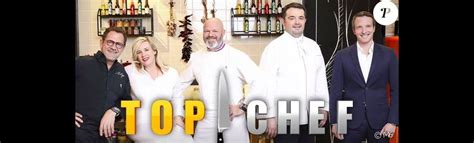 Logo de Top Chef avec Stéphane Rotenberg à l'animation et Hélène ...