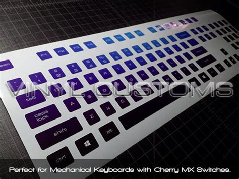 Mechanical Keyboard Cherry MX Keycaps PC Vinyl Decals Skin - Etsy