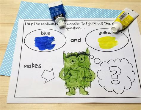 'Color Monster' Printables - NBpreKactivities