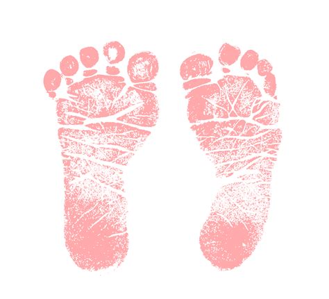 Printable Baby Footprints, Baby Footprints - Peel and Stick - Creative ...