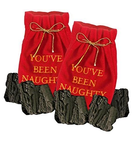 Christmas Lump of Coal in Gift Bag ~ Set of 2 Bags with Coal ...