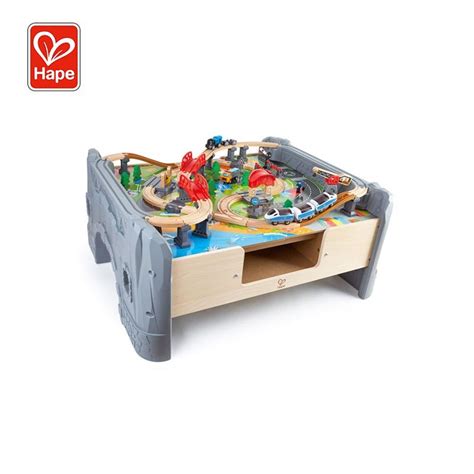 Hape 3766 Railway Train Table Set 70 pieces | Shopee Malaysia