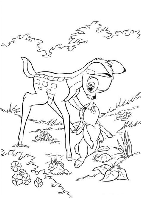 Free Printable Bambi Coloring Pages For Kids