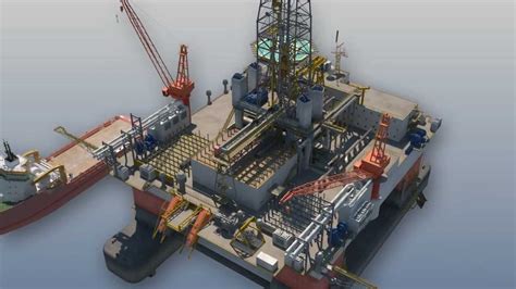 Oil and Gas - 3D Animation - Drilling Rig - YouTube