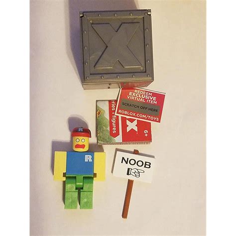 ROBLOX Series 1 Classic Noob action Figure mystery box + Virtual Item ...