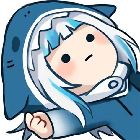 Gawr Gura Telegram stickers | Cute anime chibi, Cute anime wallpaper ...