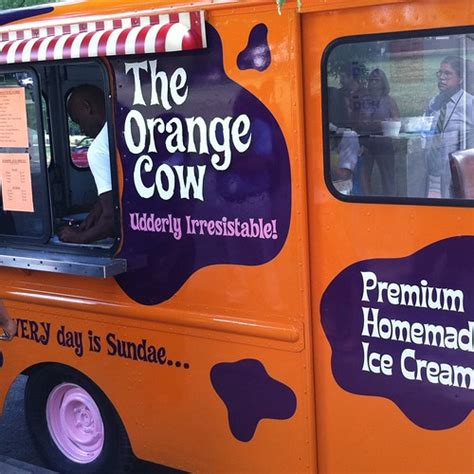 A Sweet Treat from the Orange Cow Ice Cream Truck - Old Town Home