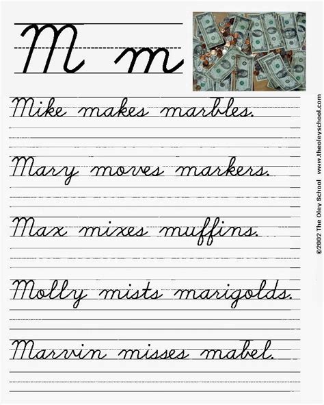 Cursive Handwriting Worksheet | Hand Writing