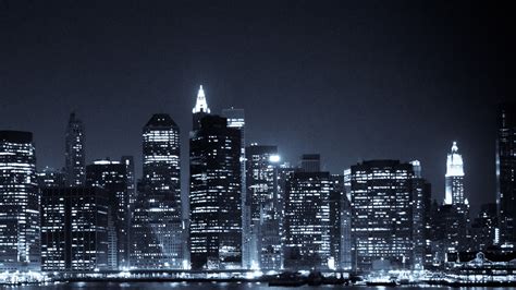 🔥 Free download Manhattan Night Skyline Wallpaper WallpaperHDCcom ...