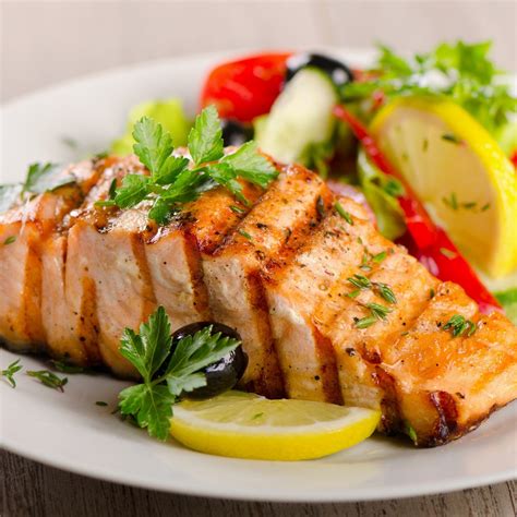 Grilled Salmon Steaks Italian Style - Frozen Fish Direct