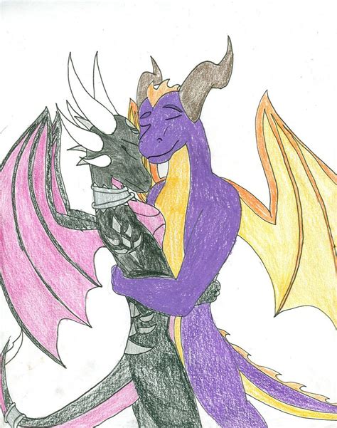 Spyro And Cynder Fan Art