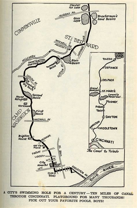 Ohio Erie Canal Map