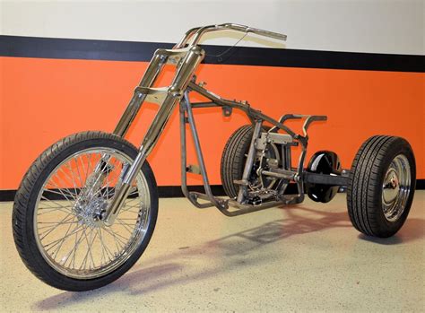 Custom Trike Softail Bobber Chopper Frame Rolling Chassis Roller Harley ...