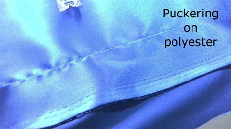 Seam puckering: what it is, how to avoid it, how to fix it