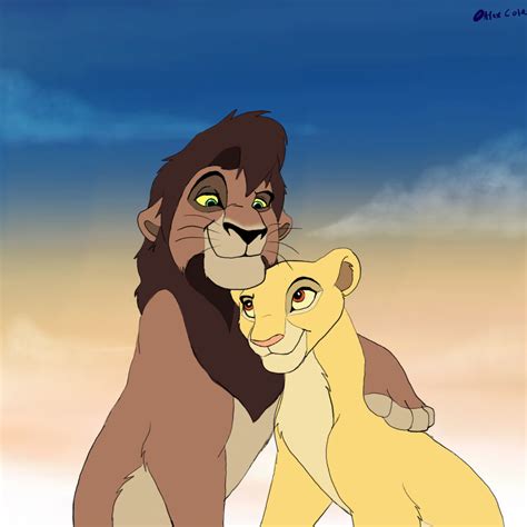 Kovu and Kiara - Kovu & Kiara Fan Art (24495236) - Fanpop