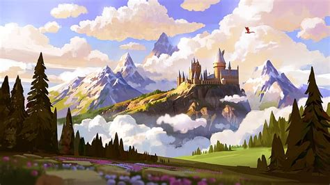 Harry Potter Concept Art Hogwarts