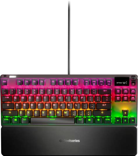 Best Buy: SteelSeries Apex 7 TKL Wired Mechanical Red Linear & Quiet ...