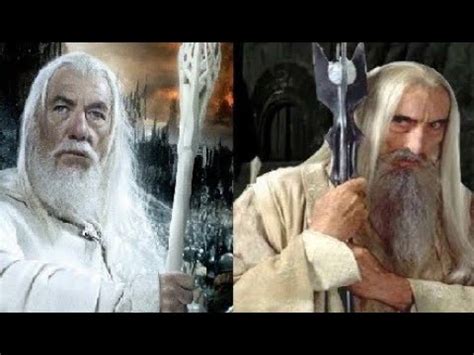 GANDALF vs SARUMAN* Battle of the Wizards - Lord of the Rings/ Hobbit ...