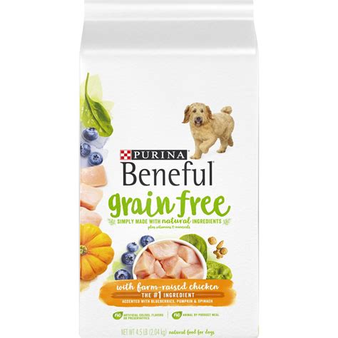 Purina Beneful Grain Free, Natural Dry Dog Food, Grain Free With Real ...