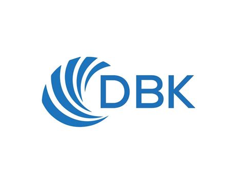 DBK letter logo design on white background. DBK creative circle letter ...